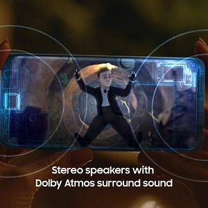 Sing to a crisper and clearer tune. All thanks to the #GalaxyS9's stereo speakers with Dolby Atmos surround sound. | Samsung Global