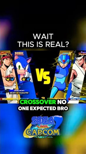 Sega vs Capcom the game we never got officially #segavscapcom #fanmade #retrogaming #fyp #fgc #1k