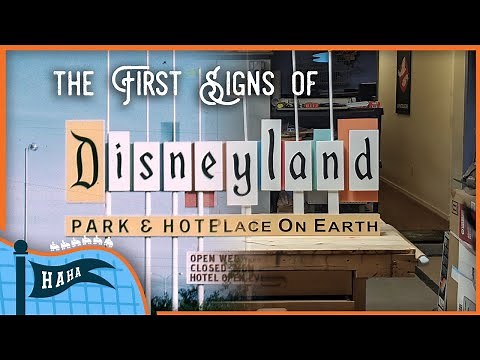 The First Signs of Disneyland - History, Facts and Creating the Iconic Classic Sign