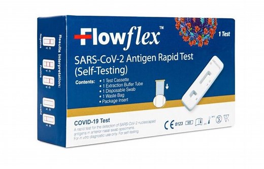 Buy 5 Pack - FlowFlex Lateral Flow Home Test Covid -Rapid Antigen Tests