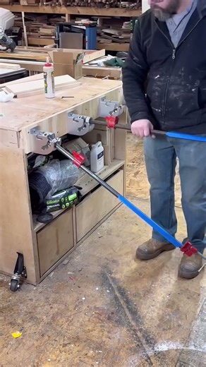 Clamp companions for gluing up tables and panels at different angles #workshop #tools #woodworking