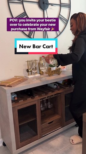 Showcasing the Best Wayfair Furniture Finds: New Bar Cart