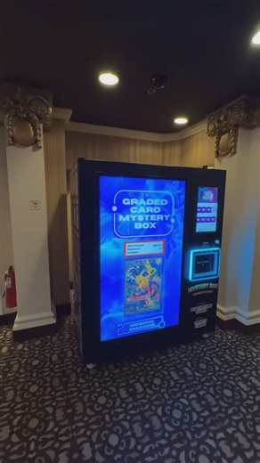 Lucky Box on Instagram: "Let’s go find all the Lucky Box Machines in Vegas! 🎰💎 LUCKYBOX MACHINE 💎 Rare Collectible Machine 🎰 Find us in Las Vegas 📍 Plaza | Westgate | Rio | Strat | Circus Circus #lasvegas #collection #circuscircus #wheretogoinvegas #rarecollectibles #pokemon #autographedcard Collectible Card Vending Machine"