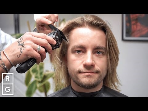 He Wanted a SHORT Back and Sides Long on Top FLOW Haircut (Haircut Transformation)
