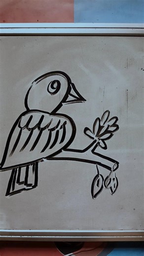 Easy Bird drawing for beginners
