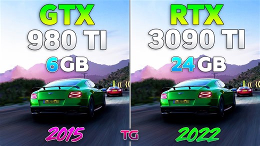 GTX 980 Ti vs RTX 3090 Ti - 7 years difference
