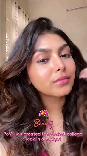 Easy Makeup For College In A Budget | College Makeup Guide | Makeup Tutorial | Myntra #shorts