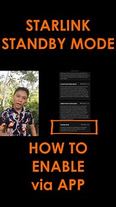 STARLINK STANDBY MODE HOW TO ENABLE via MOBILE APP #Starlink #StarlinkStandByMode #starlinkinternet #StarlinkBilling #starlinkphilippines | Rowin Mandia