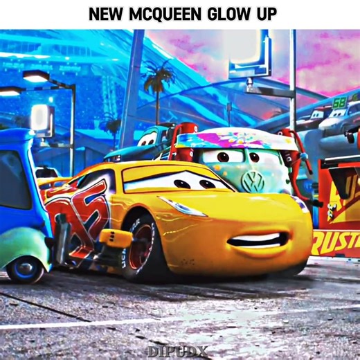 New McQueen glow up ☠️🔥 #edit #cars #mcqueen #disney #glowup #grow #viral