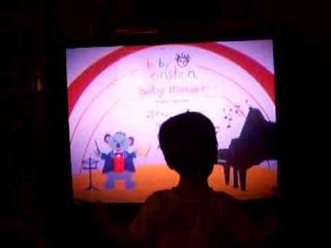 Mathew conducting Baby Einstein's Mozart