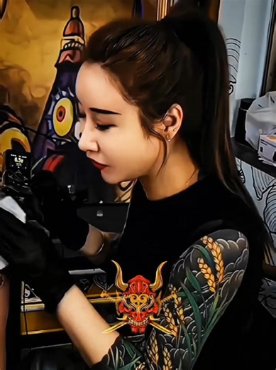 美琳姐姐的精彩纹身艺术分享