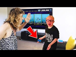 Kid SCREAMS mom then STEALS credit card to buy v-bucks.. (Fortnite)