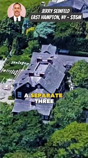 He paid $32M for this? Jerry Seinfeld's oceanfront compound is massive #hamptons #mansion