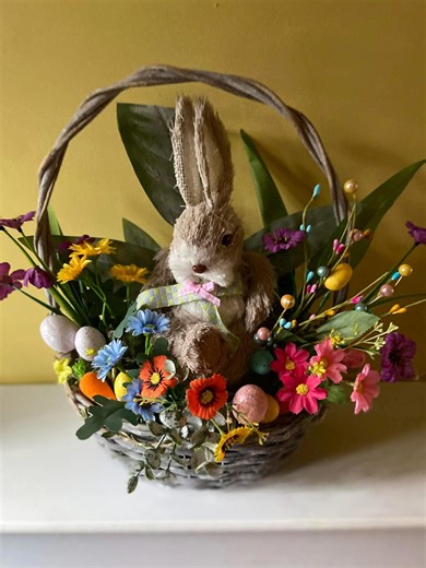 Easter Bunny’s Table Decoration, Hand Made , Bunny , Eggs , Easter ,embellishments - Etsy