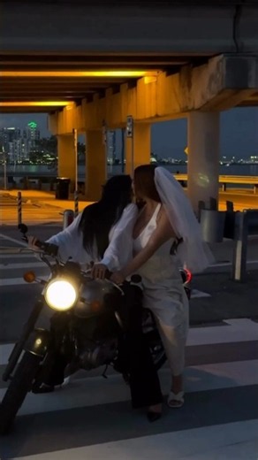 Beautiful Lesbian Wedding Girls💋👩🏼‍🤝‍👩🏾💕 #Lesbian #GirlsKissing #Romance #Wife #GirlsLoveGirls #WLW