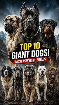 Top 10 Most Powerful Giant Dog Breeds in the World! 🐕💪🔥