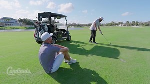 Bloopers from an afternoon at the golf course with Pedro, Siani, and McGreevy 😂⛳️ | St. Louis Cardinals