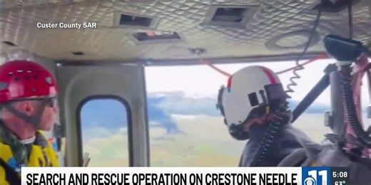 WATCH: Search and rescue operation on Crestone Needle