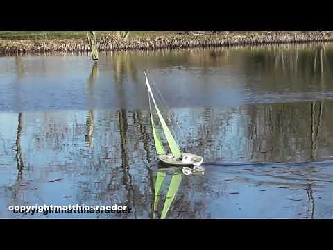 RC Modell Segelboot Micro Magic von Graupner / RC model sailing boat Micro Magic from Graupner