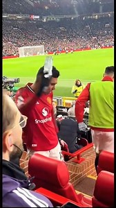 🚨🎥 #Casemiro was visibly frustrated after being subbed by #amorim vs #bournemouth #football #mufc