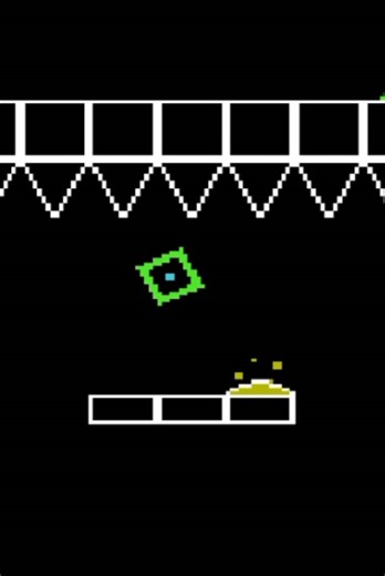 Geometry Dash Ultimate Destruction on NES Gameplay