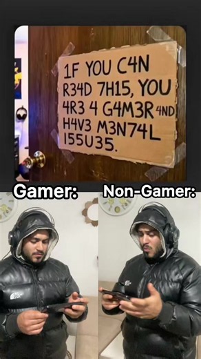 Only Gamer Can Read This😂 #fypシ゚viral #funny #gamer | gamer