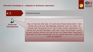 Teil 2: Wie analysiert und übersetzt man eine Aufgabenstellung in eine Datenbankstruktur?