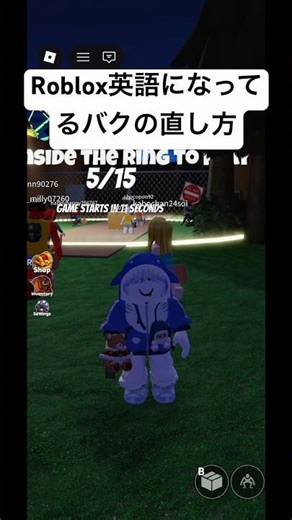 #roblox Roblox英語になるバク直し方