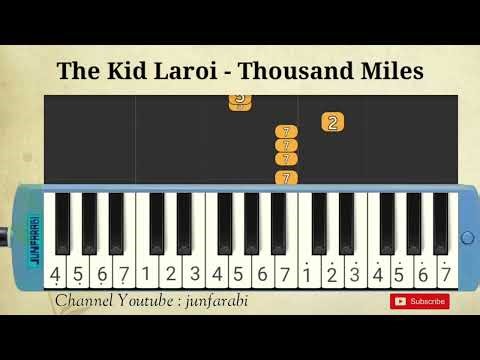 The Kid Laroi | Thousand Miles | tutorial pianika