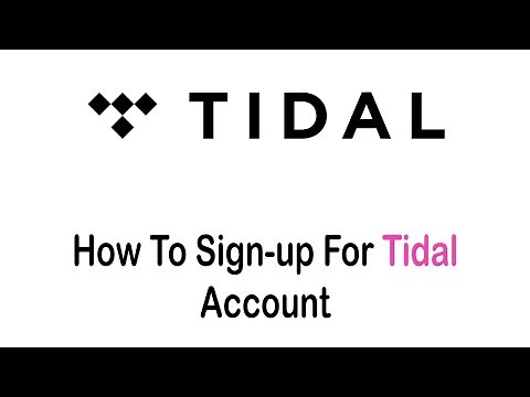 How to Sign Up for Tidal Account (2022) | Create Tidal Account