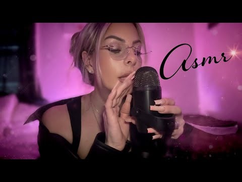 ASMR Clicky Whispering Face Tracing Personal Attention On Myself & The Most DELICATE Mic Scratching