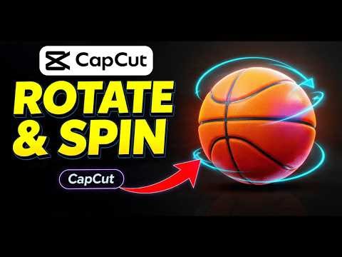How to Make an Image Spin in Capcut PC | Rotate In Capcut PC
