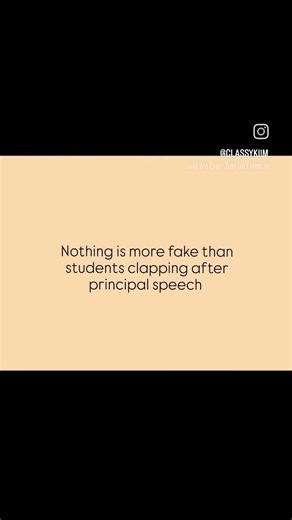 Students clapping on principals speech 😂😜😁#@Vinmayee12469
