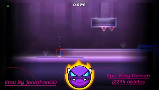 Erou 100% Epic Easy Demon By JonathanGD (223k objetos) #GeometryDash #gd #Demon #GD #EasyDemon
