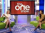 The One show presenter Alex Jones cuts her finger live on air