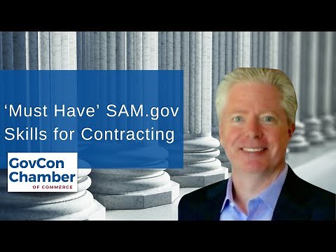 Learn to Use SAM.gov for Strategic Search of Contract Opportunities