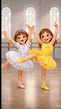 Easter Dance for Kids He Is Alive Jesus Ballet 🤍Rosie and Autumn💛 worship song by For God’s Glory