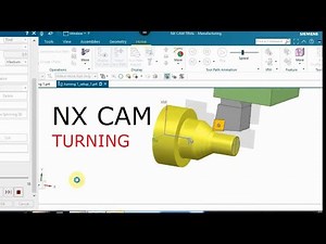 NX CAM Tutorials for Beginners Turning Ex 4