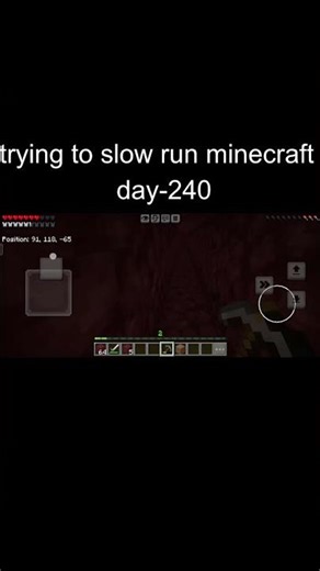 trying to slow run minecraft | day-240