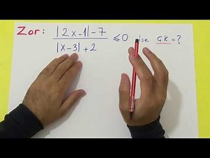 ABSOLUTE VALUE from easy to difficult - Şenol Hoca