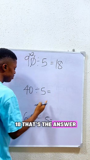 Easy division trick by 5. #math #mathteacher #mathstutor | Maths with Esomnofu.