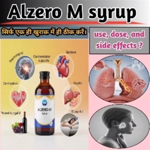 Some important information about Alzero M syrup in Hindi, Alzero m syrup use in Hindi, #shorts #v...
