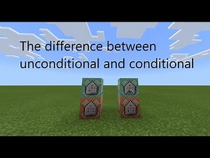 The difference between unconditional and conditional in 30 seconds