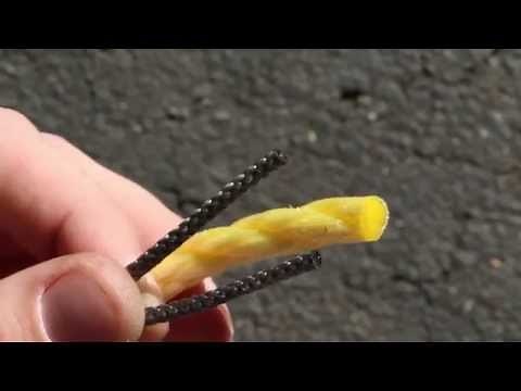 How to Neatly Cut Synthetic Rope and Fuse Ends with No Special Tools!