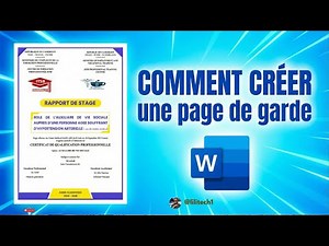 Creating a cover page in Word / How to create a cover page for a thesis in 2026