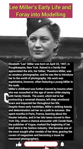 Lee Miller’s Early Life and Foray into Modelling. #miller #lee #shorts #history
