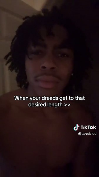 They was a lil short in this video but I mess w em now 😄 #dreads | Dread Heads