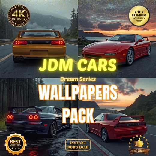 JDM Car Wallpapers 4K | Japanese Sports Car Backgrounds (digital Download) - Etsy