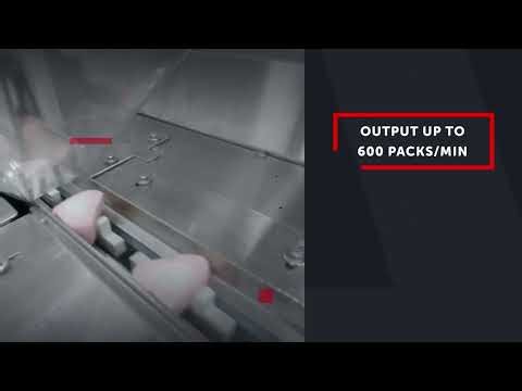 Flow wrapping line for marshmallows