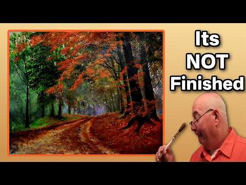 Learn to Create a Stunning Autumn Scene with BOB ROSS Techniques